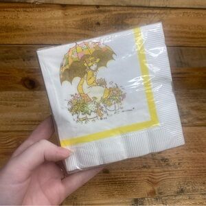 Vintage 1977 HOLLY HOBBIE Napkins NEW Pack 20